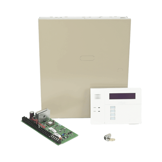 Panel de Control de Alarma VISTA-48LA / 3 Particiones Independientes / 48 Zonas Totales / Carga-Descarga por Internet agregando modulo IPCOM o LTEMPA / Soporte Teclados Gráficos Táctiles / Compatible Serie Inalámbrica 5800