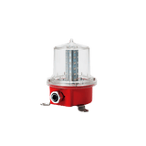 Luz de Obstrucción de Aviación LED de Baja Intensidad Tipo A Color Rojo, 110 VCA, Protección IP66 y Grado ICAO