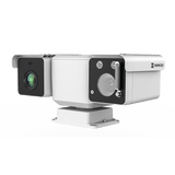 Mini Punta de Poste IP Dual / Térmica 25 mm (384 X 288) + Óptico 32X (4 Megapixel) / 800 mts IR / IP66 / Detección de Temperatura / microSD