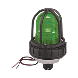 Luz de advertencia LED para ubicaciónes peligrosas, montaje tipo tubo, 120 VCA, Color Verde