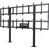 Soporte Modular para Video Wall Pedestal / Configuración 3x2 / Para Pantallas 46" a 55" / Hasta 5" de Profundidad (127 mm) / Ajuste Sin Herramientas / 8 Puntos de Alineación / Estructura de Aluminio / Compatibilidad VESA 200x2
