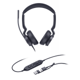Diadema Alámbrica Yealink UH46 Dual USB-C/A Certificada con Microsoft Teams