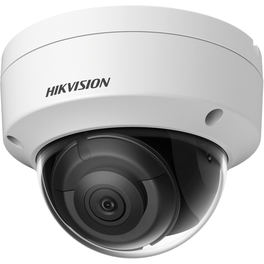 [Dual Light] Domo IP 4 Megapixel / Lente 2.8 mm / 30 mts IR + 30 mts Luz Blanca / Micrófono Integrado / Antivandálico IK08 / ACUSENSE Lite / Exterior IP67 / H.265 / PoE / ONVIF / Micro SD