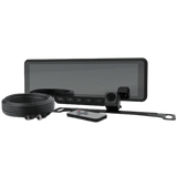 Sistema alámbrico de reversa con cámara y monitor de 9 pulgadas, Incluye cámara para placa de 170°