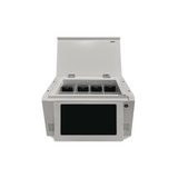 Estación de Descarga para Cámaras Corporales | 8 Canales de Conexión | Descarga Simultanea | Pantalla Táctil | Almacenamiento Hasta 12TB | Carga y Copia de Seguridad Automática | Compatible con Body Cam XMR-R3.