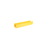 Canaleta FiberRunner™ 4X4, de PVC Rígido, Color Amarillo, 3 m de Largo