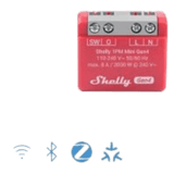 Mini Interruptor inteligente Wi-Fi 2.4 / medición de consumo, /1 canal 8A 110-240 / compatible con asistentes de voz
