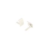 Unión recta de base, para uso con canaleta T70, Material PVC Rígido, Color Blanco
