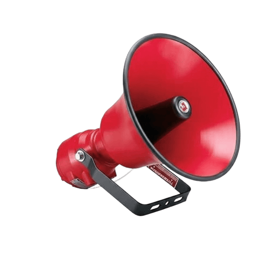 Altavoz de anunciamiento publico a prueba de explosiones AudioMaster®, 30W de Potencia, Listado UL y cUL para Clase I, División 1, Grupos B, C y D; Clase I, División 2, Grupo A, B, C y D; Clase II, División 2, Grupos F y G; Color