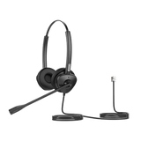 Diadema Binaural con Audio HD y Brazo Ajustable de 260°, Conexión RJ9 y Sonido de Alta Definición