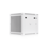 UACC Rack Cabinet 12U (600 x 703 mm) - Gabinete Cerrado para Montaje en Pared con Puerta Frontal Perforada, Puerta Trasera Abatible (Swing-Out) y Paneles Laterales Removibles con Llave