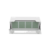 Distribuidor de Fibra Óptica para 144 empalmes, con 144 acopladores SC/APC y 144 pigtails, 19", 5 UR