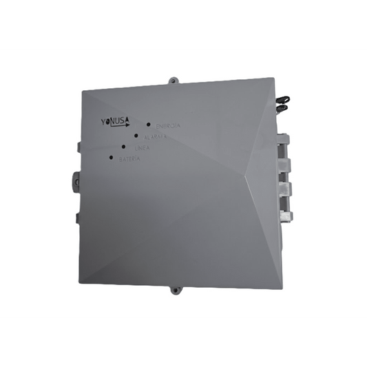 Energizador para Cerco Eléctrico AF-CR / 10,000 Volts / 10,000 Metros Lineales / Alimentación AC 127-220V o Solar / Control Remoto RF 433 MHz / Sistema de Alarma Integrado / Salida Auxiliar 12Vdc 1.5A / Respaldo con Batería Interna 4A