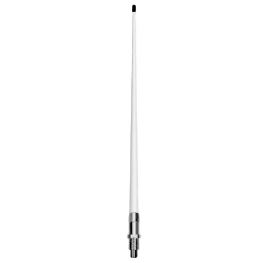 Antena VHF Marina de Alto Rendimiento / 4 dBi / 156-163 MHz / Altura 1100 mm / Color Blanco / Conector SO239