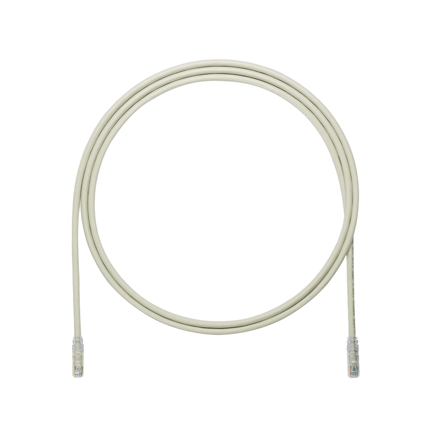 Cable de Parcheo UTP, Cat6A, 24 AWG, CM, Color Gris, 3 ft