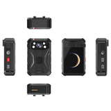 Body Camera Portátil / Grabación a 2K / Pantalla 2.4" LCD / IP68 / H.265 / 32 GB de Almacenamiento / GPS / WIFI / 3G y 4G / Fotos de Hasta 40 Megapixel / Micrófono Integrado