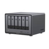 NAS UGREEN NASync DXP6800 Pro / Intel Core i5-1215U 10 Núcleos / 6 Bahías SATA + 2 M.2 NVMe / 2 Puertos Thunderbolt 4 / 2 Puertos 10GbE / 8K HDMI / PCIe 4.0 x4 / DDR5 Hasta 64GB / Compatibilidad Multiplataforma