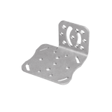 Placa de Montaje / Acero Inoxidable 4 mm / Ajuste Angular / Para Cámaras MV440-MV500 / 80x80x60 mm (3.15x3.15x2.36 in)