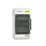 Gabinete Plástico para Exterior IP65 para Riel Din 4 Espacios.