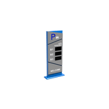 Pantalla Principal de Guía de Estacionamiento / 3 Módulos / Mensaje de Bienvenida / Uso con Aplicación de Guía de Estacionamiento