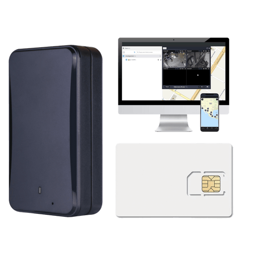 KIT Rastreador vehicular magnético / Especial para contenedores u oculto en vehículo / batería de larga duración / incluye una licencia anual para plataforma EPCOMGPSCODE y SIM500MB2Y