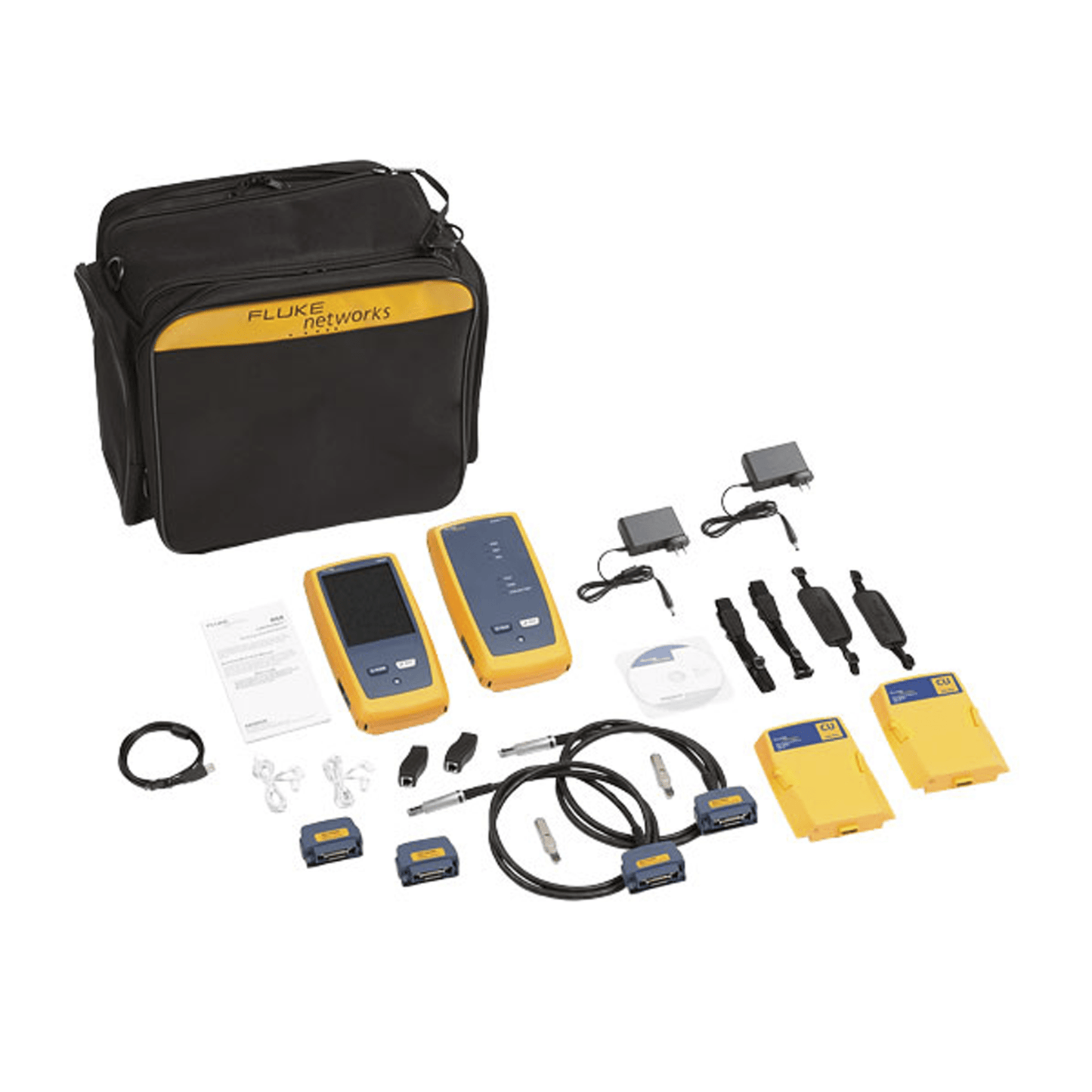 Certificador DSX-5000 para Cable de Cobre Cat5e, Cat6 y Cat6A, Precisión de Nivel V (1 GHz), Con WiFi Integrado y Pantalla LCD de 5.7 in, Versión Internacional