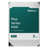 Disco Duro SATA de 3.5" Serie Plus | Capacidad 8TB | Tecnología CMR | MTBF de 1.2 Millón de Horas | Carga de Trabajo de 180 TB/Año | Compatible con Synology DSM.