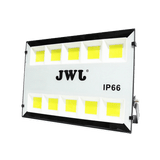 Reflector LED Ultradelgado de  200 W / Dimensiones 390 x 335 mm / 110 - 240 V CA~ 50/60Hz / Ultra delgado / Uso en exterior - interior.