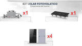 Kit Solar Interconexión  / 2.2 kW  220Vca / Microinversores NEP / Montaje Incluido