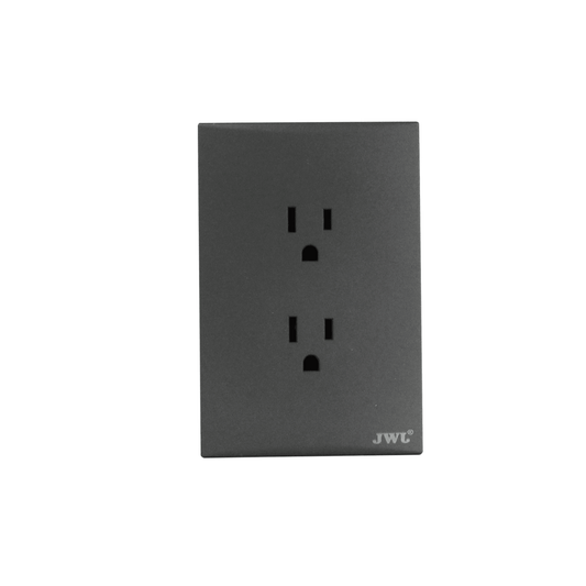 Placa con 2 Toma  Corriente Duplex 2P Y T 10 - 15 A 127 V 60 Hz