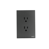 Placa con 2 Toma  Corriente Duplex 2P Y T 10 - 15 A 127 V 60 Hz