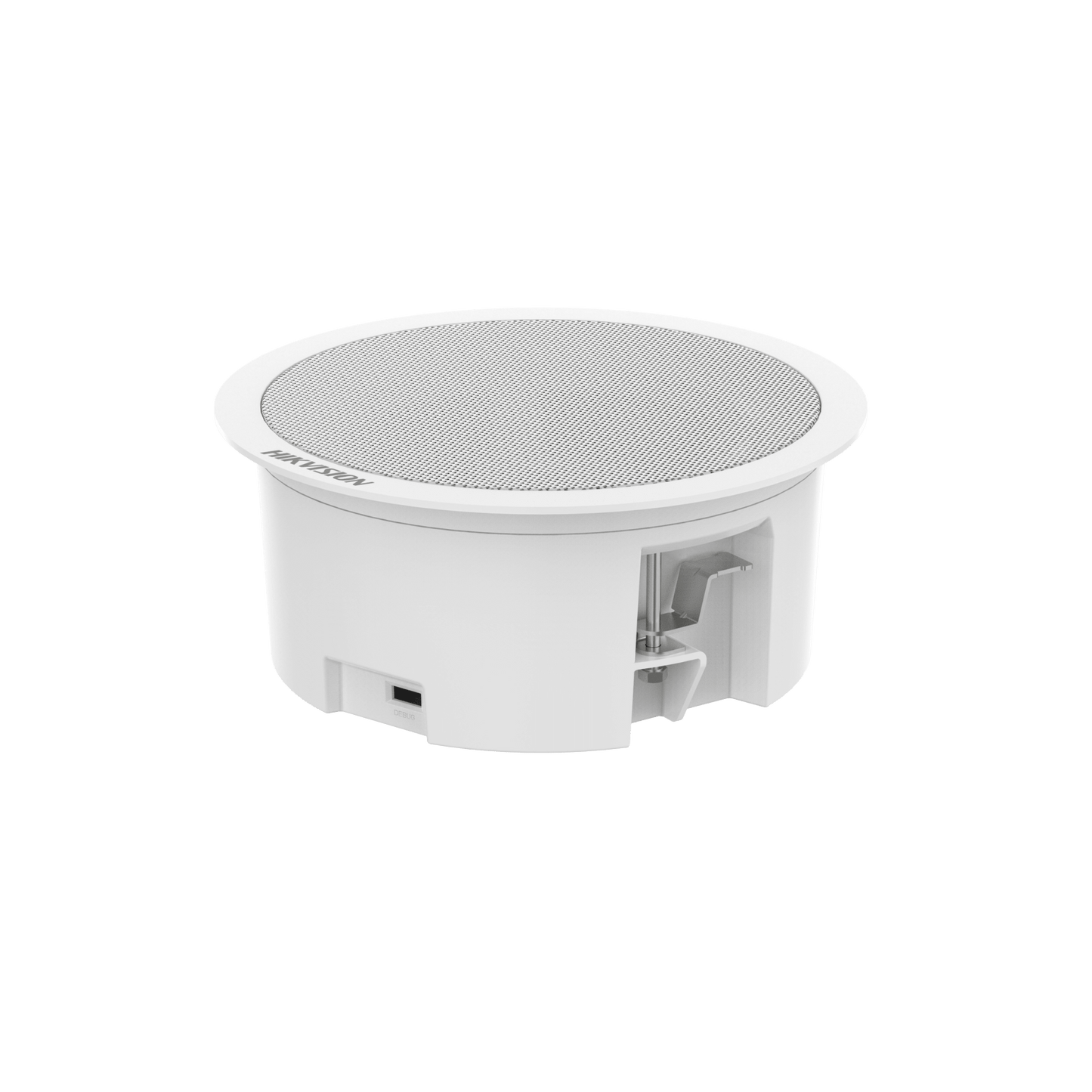 Bocina (Altavoz) IP con Bluetooth | Montaje en Plafón | 3 Watts | PoE+ | Bibliolteca de Audios Pregrabados | Hik-Connect / HikCentral Profesional