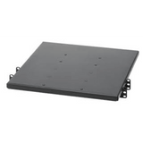 Charola de Doble Fijación en Rack de 2 Postes, 635 mm de Profundidad, y Soporte de Peso de 113 Kg, 1 UR, Color Negro