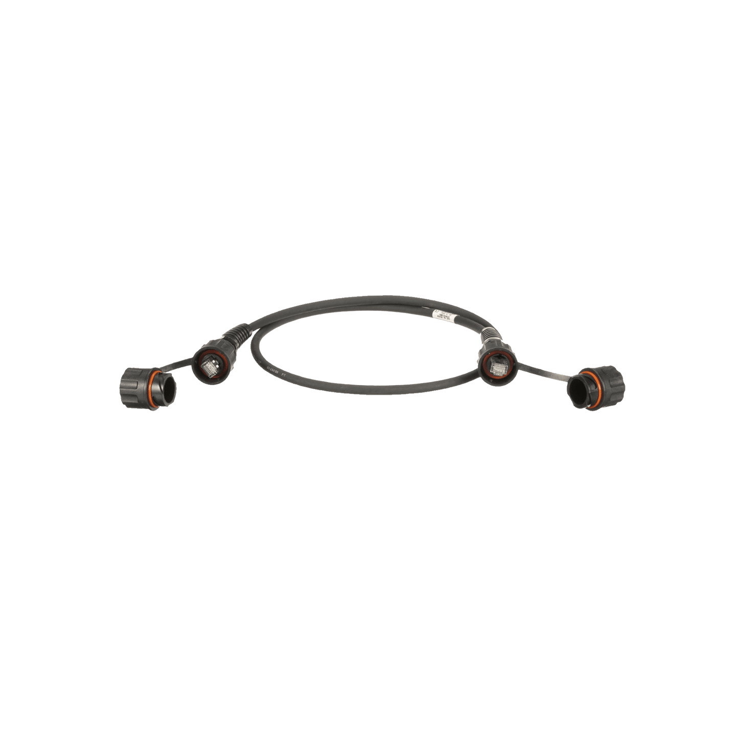 Patch Cord Cat6A IndustrialNet, Blindado S/FTP, Con Un Plug Industrial y Tapa, 1 Metro