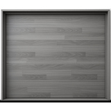 Puerta de Garage de Alta Calidad / Estilo Americano / Acabado Laminado PREMIUM / Color Gris / 14x8 Pies.
