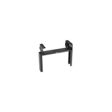 Rack de Distribución Aéreo de 2 Postes PanZone®, Rieles Roscados #12-24, de 6 UR, Color Negro