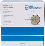 Bobina de cable 305 Metros Cat6+ CALIBRE 23, Climas EXTREMOS, Color negro, sin blindar, para intemperie.