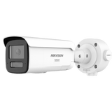 [ PROTECCIÓN ACTIVA ] Bala IP 4 Megapixel / Lente 4 mm / 60 mts IR / Exterior IP67 / Micrófono y Bocina Integrado (Audio de Dos Vías) / DARKFIGHTER / PoE+ / Luz Estroboscopica / ONVIF / Micro SD / 4 Analíticos