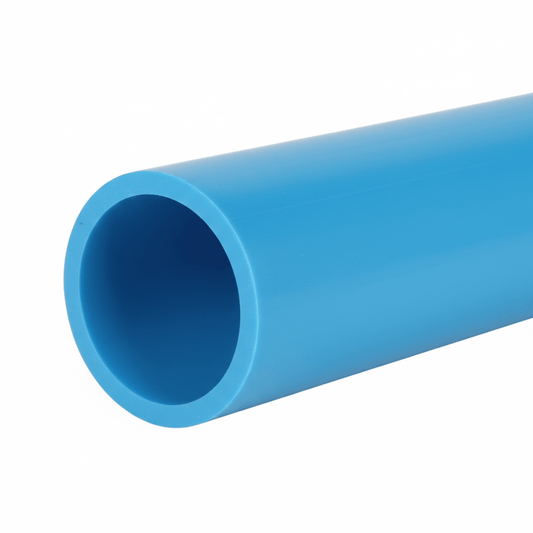 Ducto para Fibra Óptica 1 1/4" Liso RD11, Color Azul Cian Prelubricado, Rollo de 200 Metros