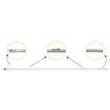 Riel Ajustable Cortinas Motorizadas / 2.3-4 m Ajustable / 20 Kg Capacidad / Movelite WF + Elatio Compatible / Instalación Techo / DIY / Smart Home