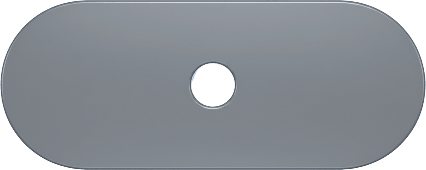 Tapa de Refacción para Cubierta de Torniquetes Hikvision DS-K3G411 / Cubre orificios para montaje de Terminal Facial en caso de NO uso