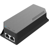 PoE Injector Grandstream 30W MultiGigabit / Compatible con IEEE 802.3af/at / 1x 2.5Gbps RJ45 LAN IN / 1x 2.5Gbps RJ45 LAN OUT con PoE 30W / 100~240VAC / 54VDC / Plug-and-Play / FCC, CE, RCM, IC