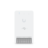 Centro de Control de Acceso Compacto Ubiquiti UniFi / Terminal de Bloqueo 12V / Entradas Adicionales Sensor y Botón / Alimentación PoE++ / Conexión para Dos Lectores o Cámaras / Uso Interior