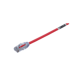 Cable de Parcheo UTP Cat6A, CM/LSZH, Diámetro Reducido (28AWG), Color Rojo, 1 m.