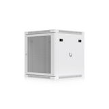 UACC Rack Cabinet 12U (598 x 600 mm) - Gabinete Cerrado para Montaje en Pared con Puerta Frontal Perforada, Totalmente Ensamblado con Ventiladores Integrados y Paneles Removibles