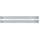 Kit de Rieles para Rack Synology RKS-01 | Compatible con Servidores de Montaje en Rack | Ancho de Pilar ≥450 mm | Ancho de Panel ≥480 mm | Profundidad de Montaje 553-834 mm | Orificios Cuadrados ≥9.5 mm | Orificios Redondos ≥7.1 mm.