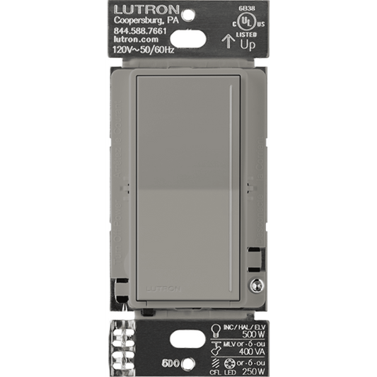 (RadioRa3) Atenuador táctil Sunnata Dimmer PRO color cobblestone, requiere cable neutro / soporta 250W LED