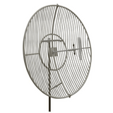 Antena Parabólica de Rejilla | 824-894 MHz | 21 dBi de Ganancia | Cubre muy bien la Banda 5 (850 MHz) Celular. Antena Donadora que se utiliza para los amplificadores de señal celular para cubrir comunidades alejadas.
