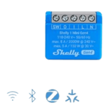 Mini Interruptor inteligente con Wi-Fi 2.4 / contacto seco /1 canal 8A, 110 - 240V / compatible con asistentes de voz
