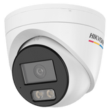 [Dual Light + ColorVu] Turret IP 4 Megapixel / Lente 2.8 mm / 30 mts IR + 30 mts Luz Blanca / Micrófono Integrado / ACUSENSE Lite / Exterior IP67 / WDR 120 dB / PoE / Micro SD